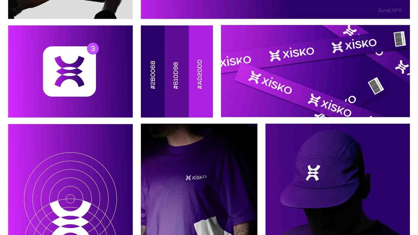 Xisko brand identity by FuturexPixel